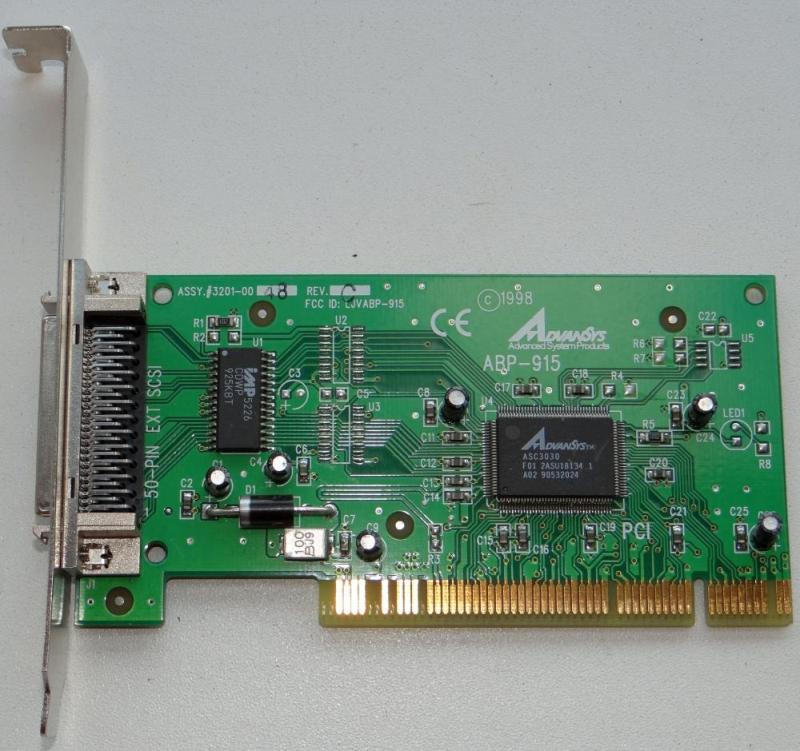 контроллер SCSI-II Advansys ABP-915 PCI Б/У